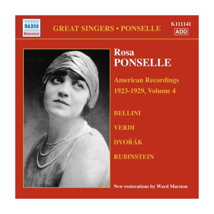 PONSELLE Rosa: American Recordings Vol. 4