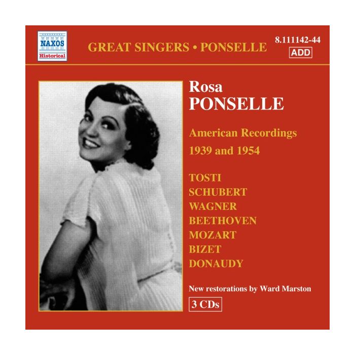 PONSELLE Rosa - American recordings 1939 & 1954