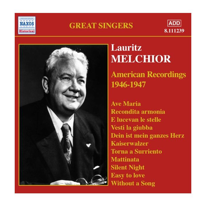 MELCHIOR Lauritz - American Recordings - 1946-1947