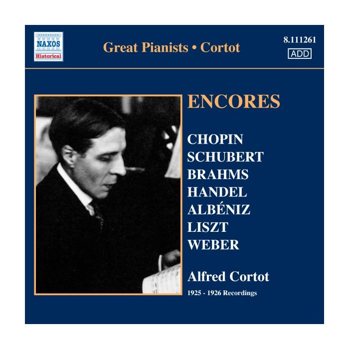 Cortot Alfred - Encores - 78 rpm Recordings
