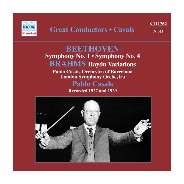 BEETHOVEN: Symphonies Nos. 1 and 4 / BRAHMS: Variations on a Theme by Haydn