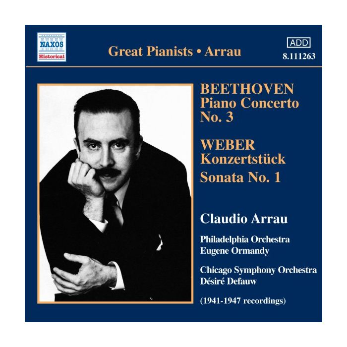 Beethoven - Piano Concerto No. 3, WEBER -Konzertstuck / Piano Sonata No. 1