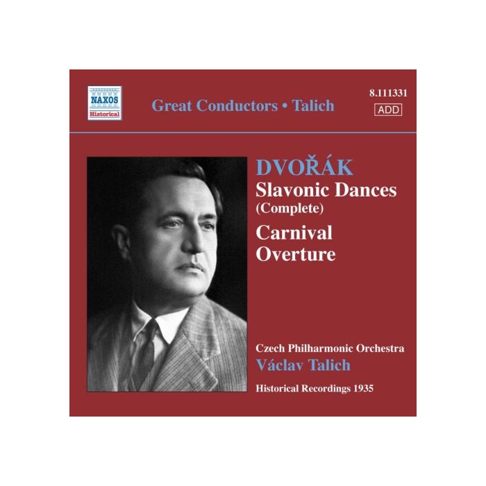 Dvorak: Slavonic Dances, Carnival, Overture, rec. 1935