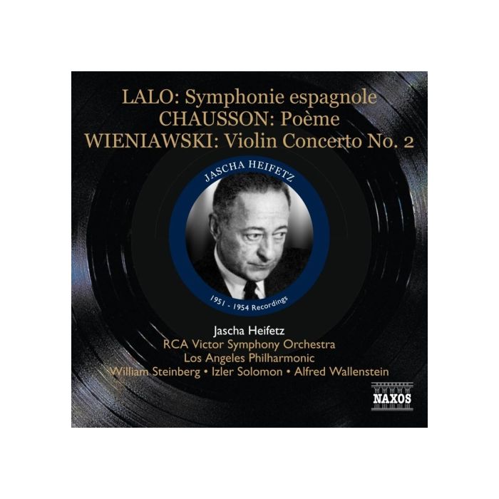 LALO: Symphonie espagnole, CHAUSSON: Poeme, WIENIAWSKI: Violin Concerto No. 2 (nagr. 1951-1954)