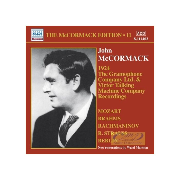 The McCormack Edition Vol. 11 – Mozart. Brahms. Rachmaninov …