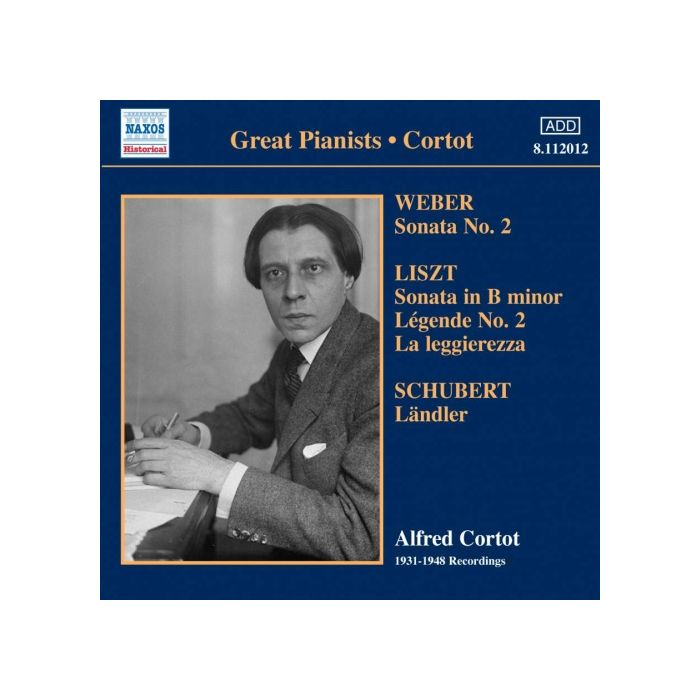 WEBER: Sonata No. 2, LISZT: Sonata in B minor, SCHUBERT: Ländler