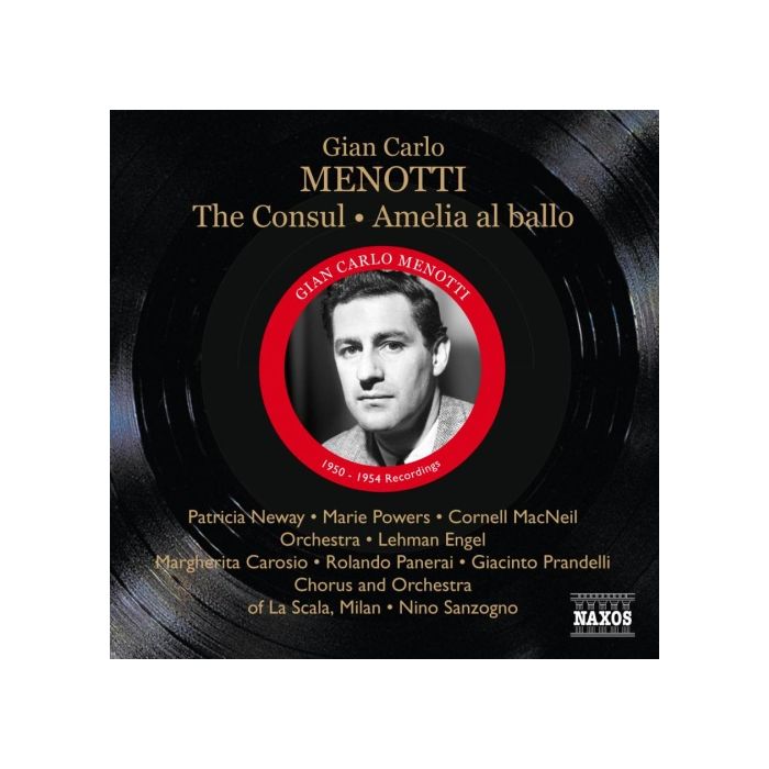 Menotti: The Consul, Amelia al ballo, nagr. 1950, 1954 (2 CD)