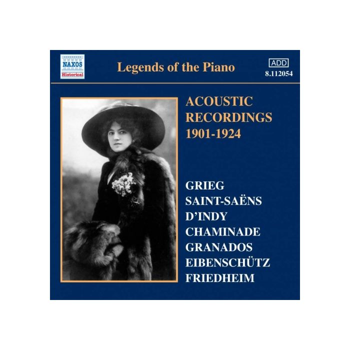 Legends of the Piano - Acoustic Recordings 1901-24 recordings
