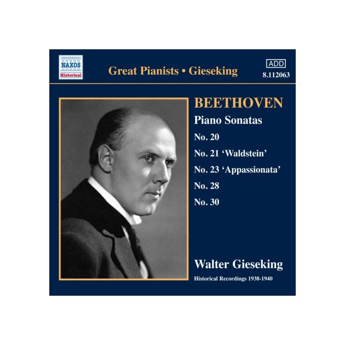 Beethoven: Piano Sonatas Nos. 20, 21, 23, 28 & 30, nagr. 1938-1940
