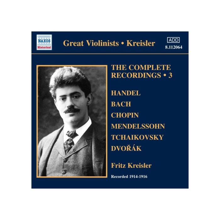 Kreisler The Complete Recordings 3, nagr. 1914-1916