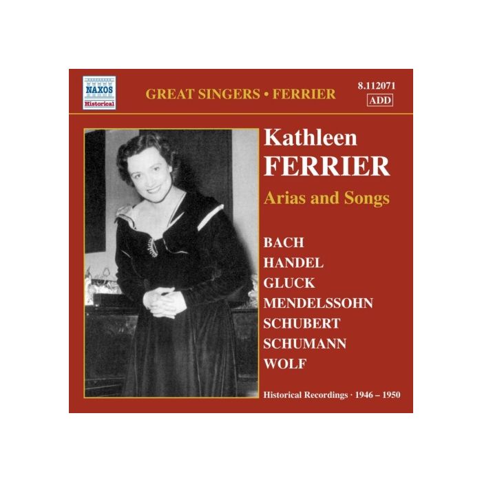 Arias and Songs 1946-1950 - Bach, Handel, Gluck, Wolf, Schubert, Schumann