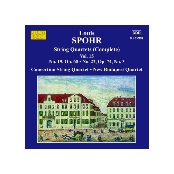 Spohr: String Quartets Vol. 15 - Nos. 19 & 22