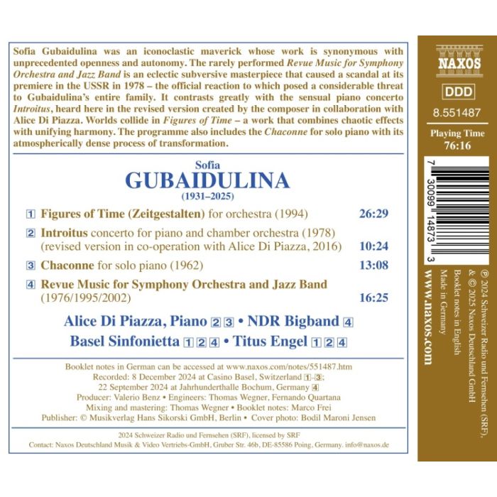 Gubaidulina: Figures of Time - slide-1