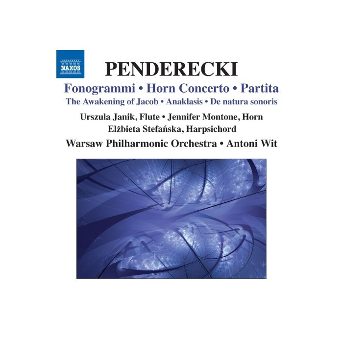 Penderecki: Fonogrammi, Horn Concerto, Partita, The Awakening of Jacob, Anaklasis, De natura sonoris