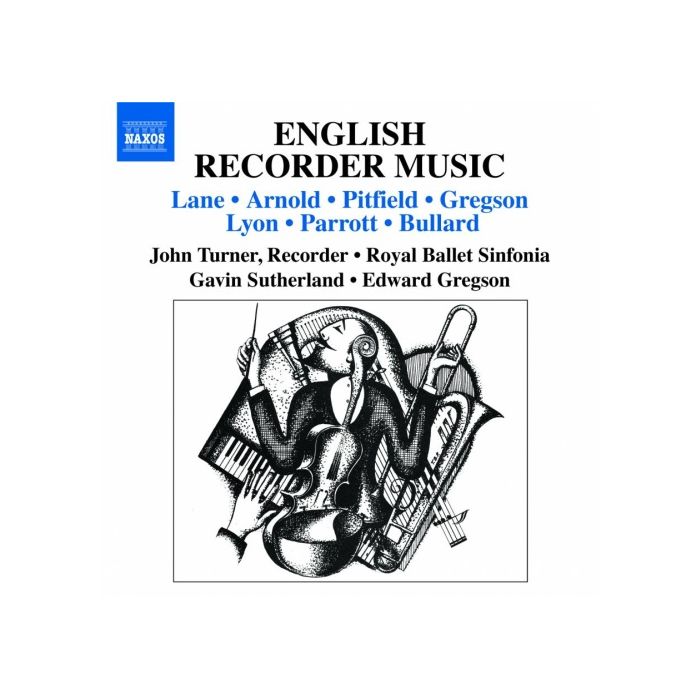 English Recorder Music - LANE, ARNOLD, PITFIELD, GREGSON, LYON,  PARROTT, BULLARD