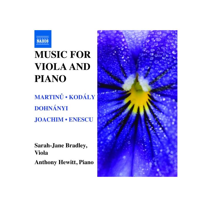 Music for Viola and Piano - Martinů, Kodály, Dohnányi, Joachim, Enescu