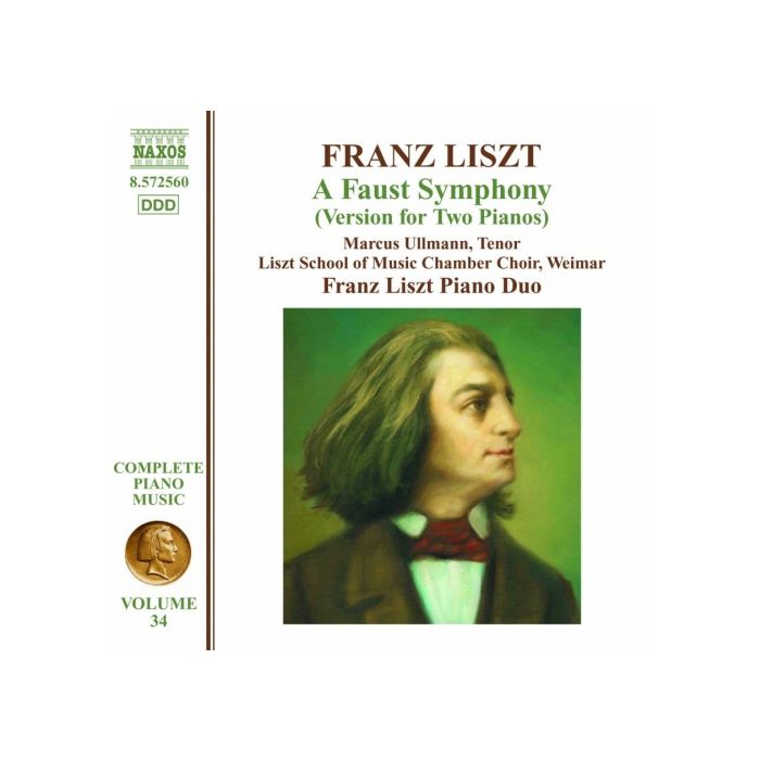 Liszt: Complete Piano Music Vol. 34 - A Faust Symphony - Version for 2 Pianos