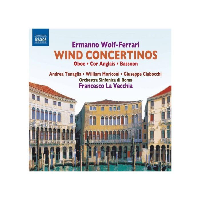 Wolf-Ferrari: Wind Concertos - obój, rożek angielski, fagot