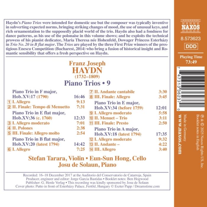 Haydn: Piano Trios Vol. 9 - slide-1