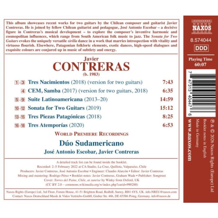 Contreras: Works for Two Guitars - slide-1