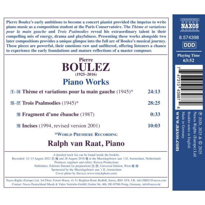 Boulez: Piano Works - slide-1