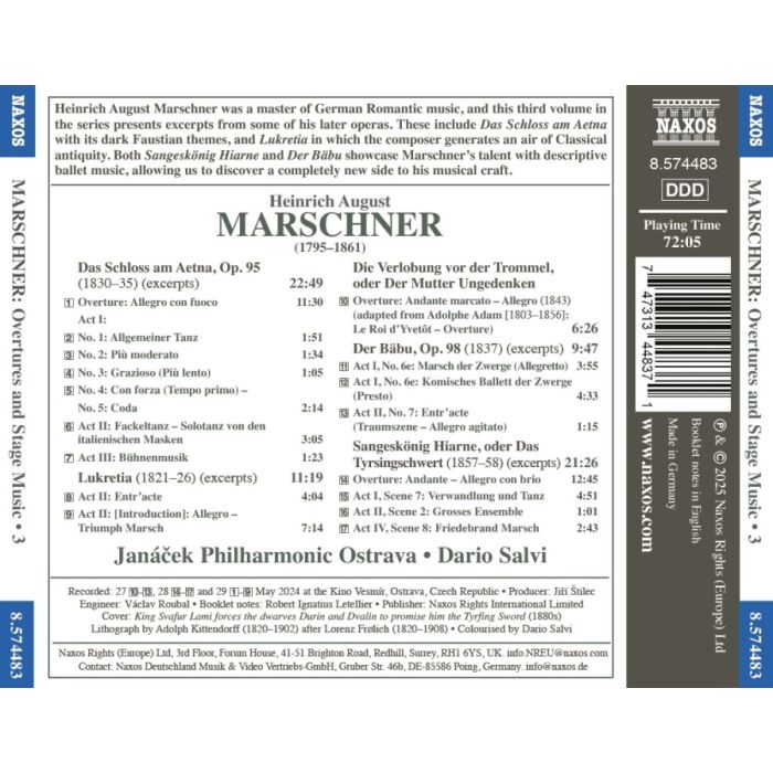 Marschner: Overtures and Stage Music Vol. 3 - slide-1