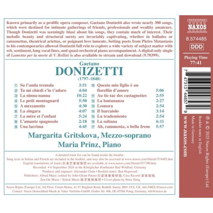 Donizetti: Songs - slide-1