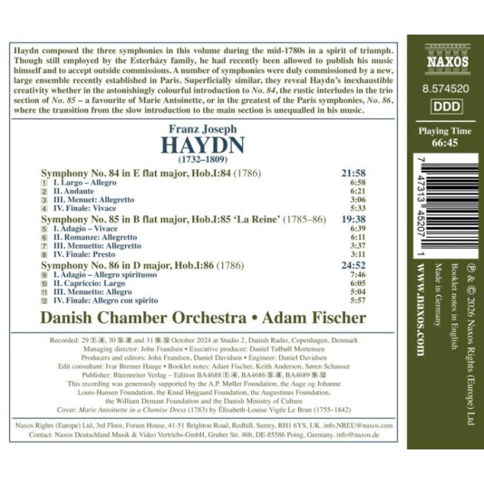 Haydn: Late Symphonies Vol. 5 - slide-1