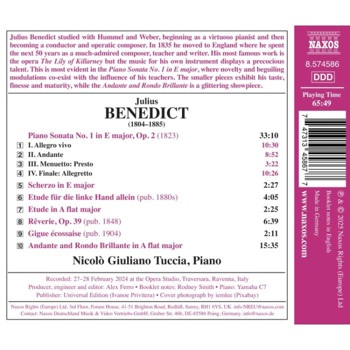 Benedict: Piano Works - slide-1