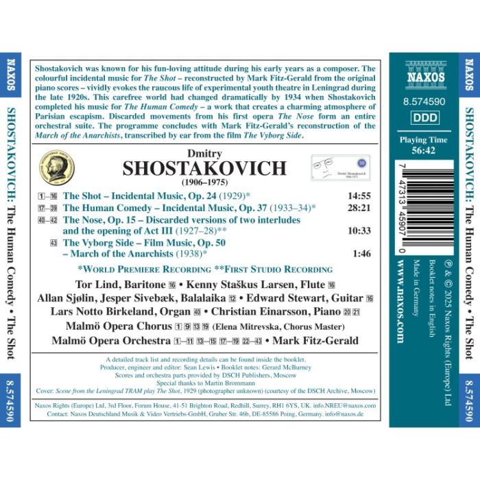 Shostakovich: The Human Comedy; The Nose; The Shot - slide-1
