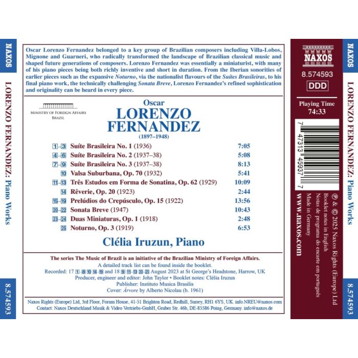 Lorenzo Fernandez: Piano Works - slide-1