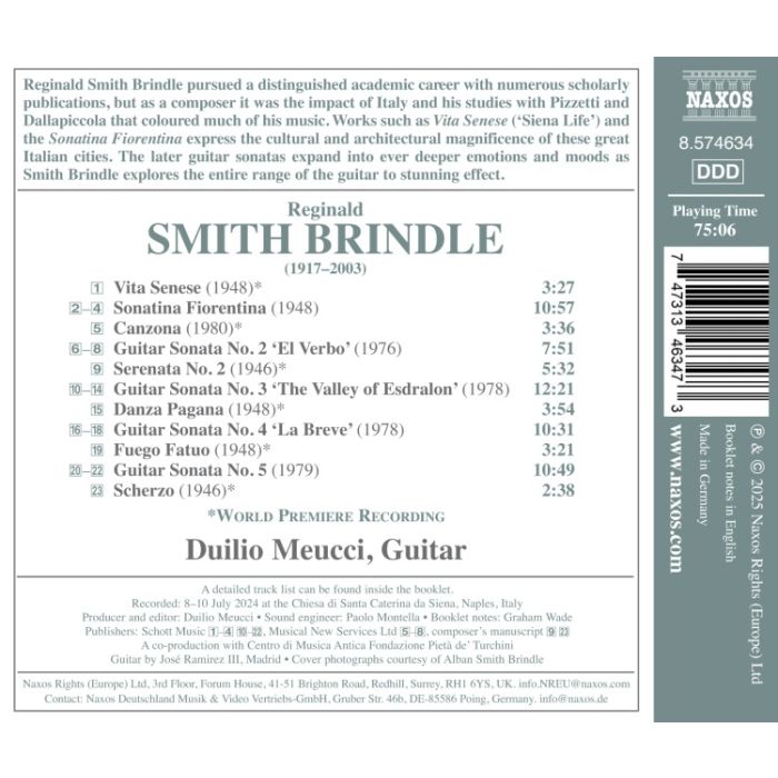 Smith Brindle: Complete Works for Solo Guitar Vol. 2 - slide-1