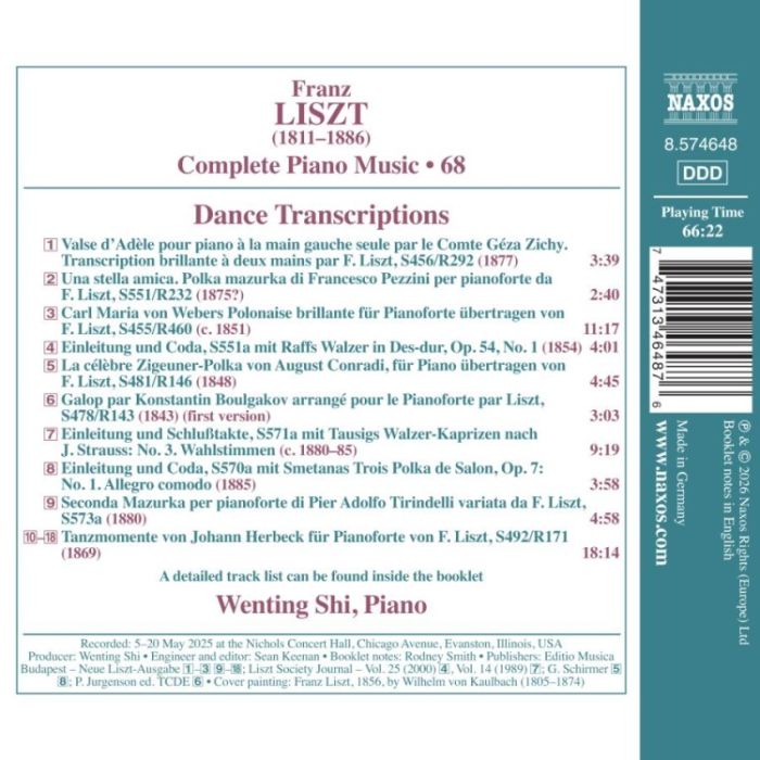 Liszt: Dance Transcriptions - slide-1