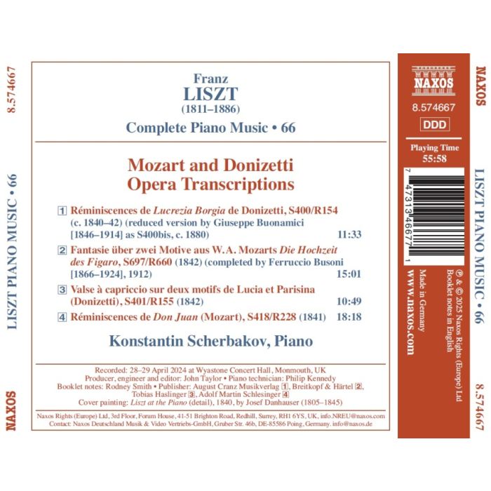 Liszt: Complete Piano Music Vol. 66 - slide-1