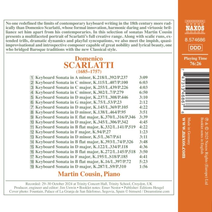 Scarlatti: Complete Keyboard Sonatas Vol. 31 - slide-1
