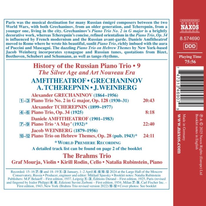 History of the Russian Piano Trio Vol. 9 - slide-1
