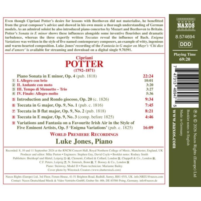 Potter: Piano Works - slide-1
