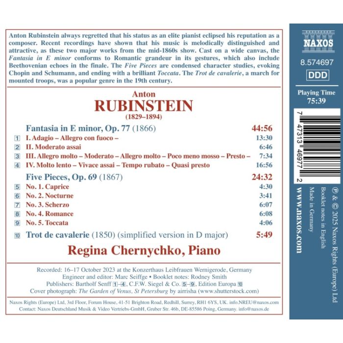 Rubinstein: Fantasia in E minor - slide-1