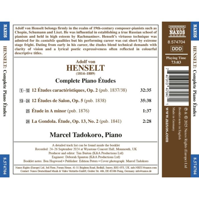 Henselt: Complete Piano Études - slide-1