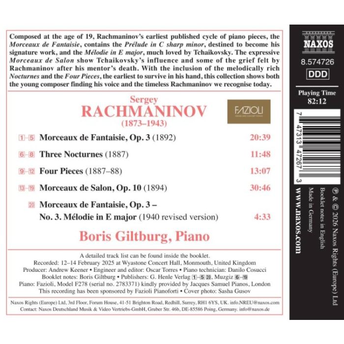 Rachmaninow: Morceaux de Fantaisie; Morceaux de Salon - slide-1