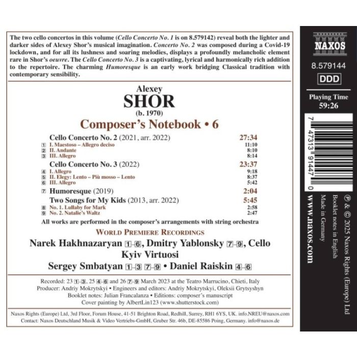 Shor: Composer's Notebook Vol. 6 - slide-1