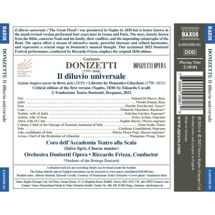 Donizetti: Il diluvio universale - slide-1