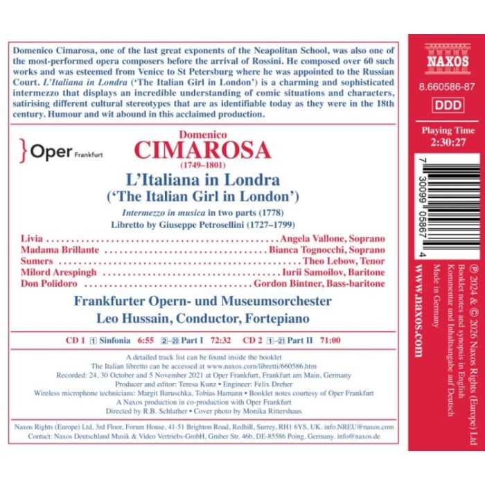 Cimarosa: L’Italiana in Londra - slide-1