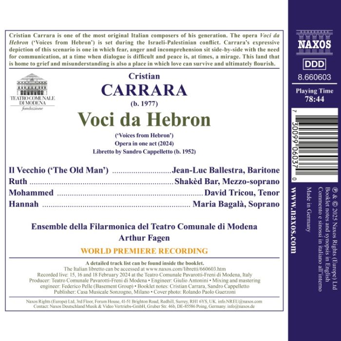 Carrara: Voci da Hebron - slide-1