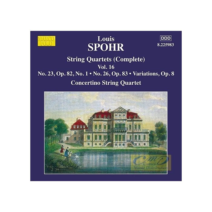 Spohr: String Quartets Vol. 16