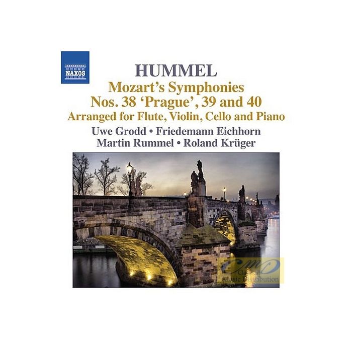 MOZART: Symphonies Nos. 38 ‘Prague’, 39 & 40, aranżacja Johanna Nepomuka Hummla
