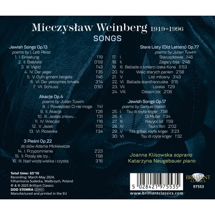 Weinberg: Songs - slide-1