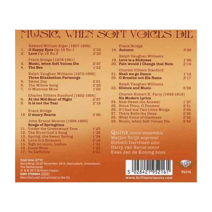 Music, When Soft Voices Die - slide-1