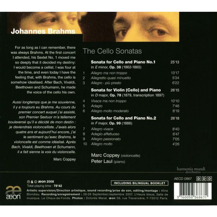 Brahms: The Cello Sonatas - slide-1