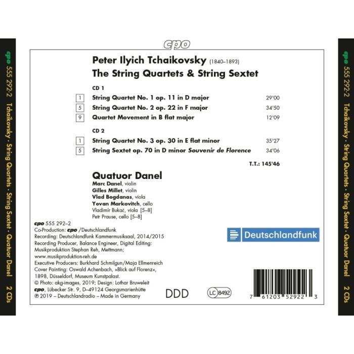 Tchaikovsky: Complete String Quartets; String Sextet - slide-1